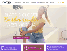 Tablet Screenshot of platosclosetbarboursville.com